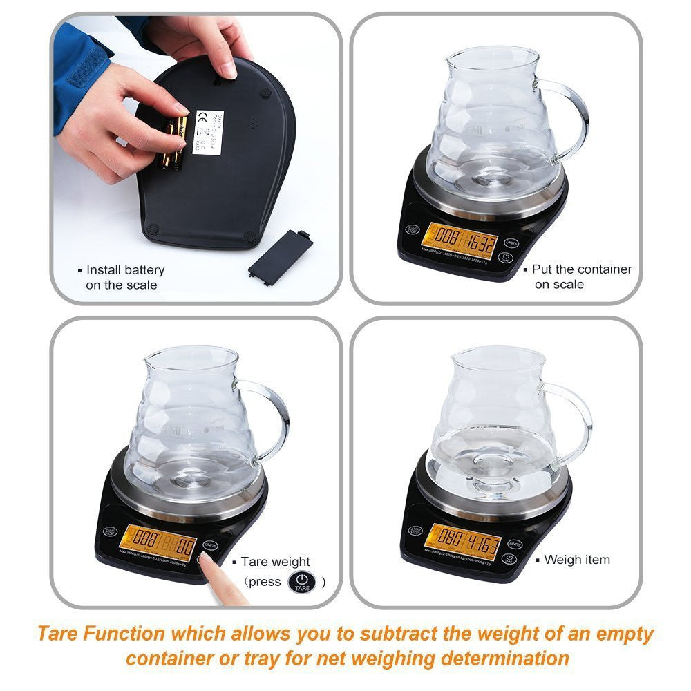 Coffee & Kitchen Scale That Makes Cooking Easy