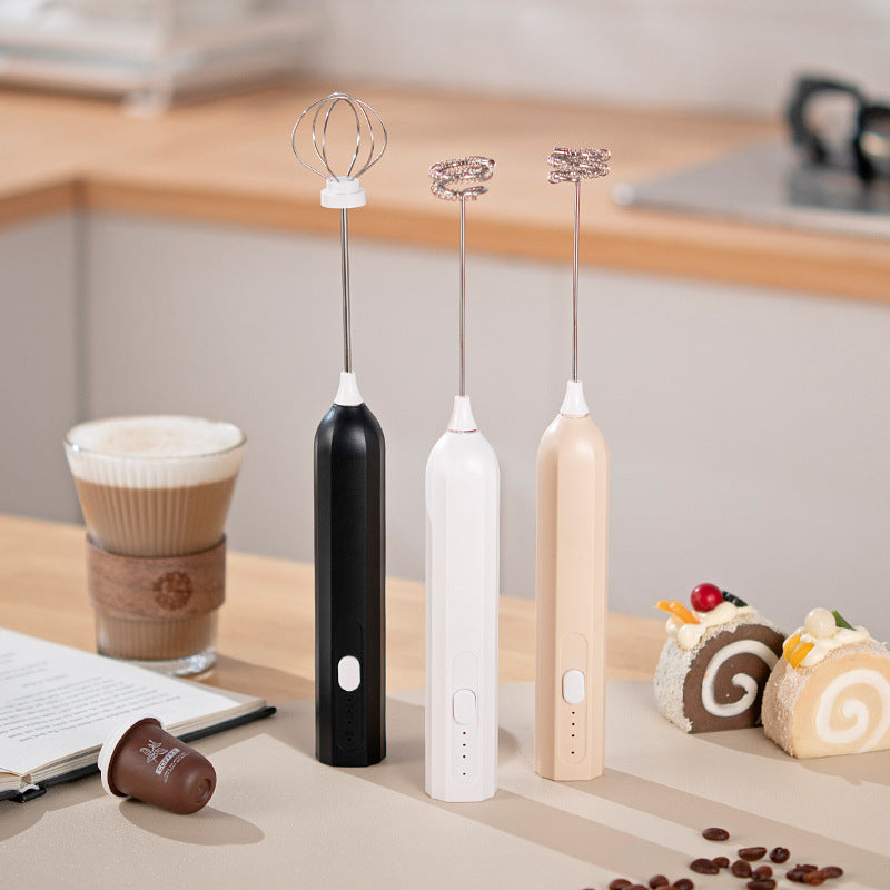 Rechargeable Milk Frother for Coffee, Lattes, and Baking