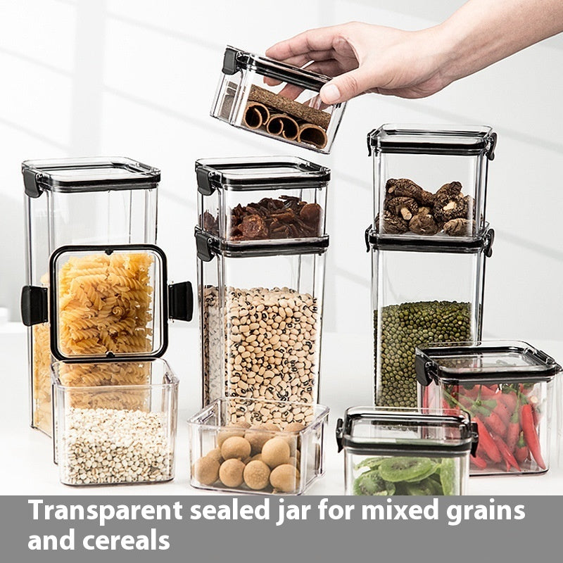 Food-Safe Sealed Storage Jar for Pantry Organization