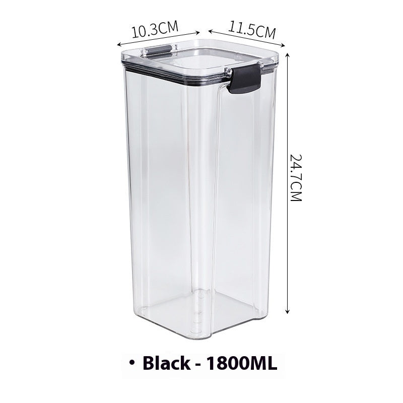 Food-Safe Sealed Storage Jar for Pantry Organization