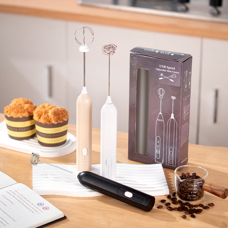 Rechargeable Milk Frother for Coffee, Lattes, and Baking