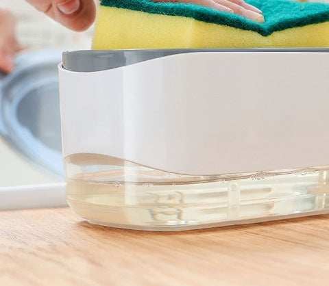 Hands-Free Kitchen Soap Dispenser – Clean Dishes Effortlessly